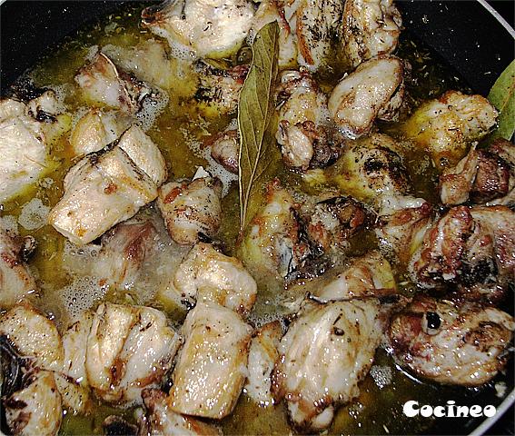 Pollo con especias