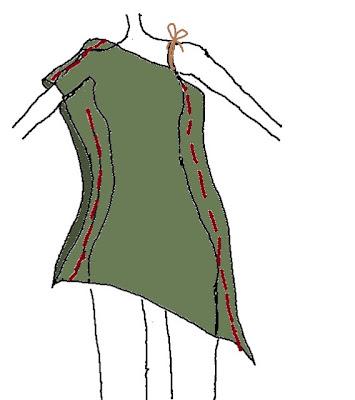 Cómo hacer un vestido corto con dos pañuelos - Paperblog