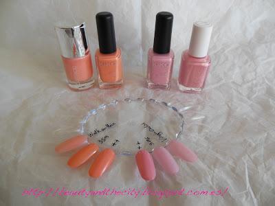 Essie, Catrice, Kiko - combinaciones de pintauñas