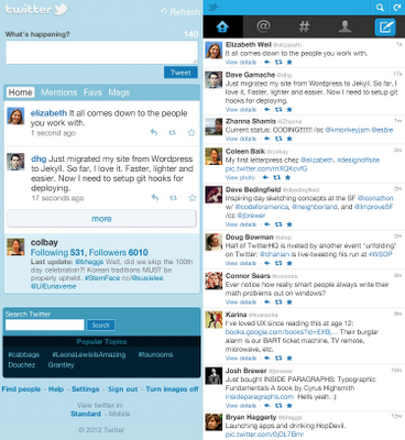Twitter renueva su aplicación para celulares