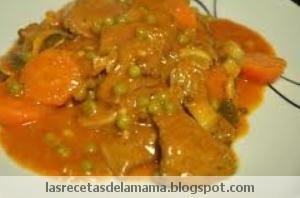 Receta de Ternera en salsa