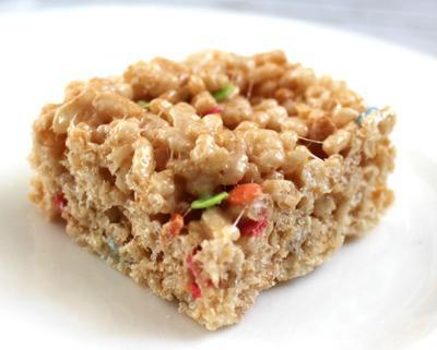 Mesas de dulces: barras de krispies