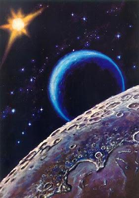 Near the moon, Alexei Leonov
