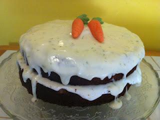 CARROT CAKE o PASTEL DE ZANAHORIA