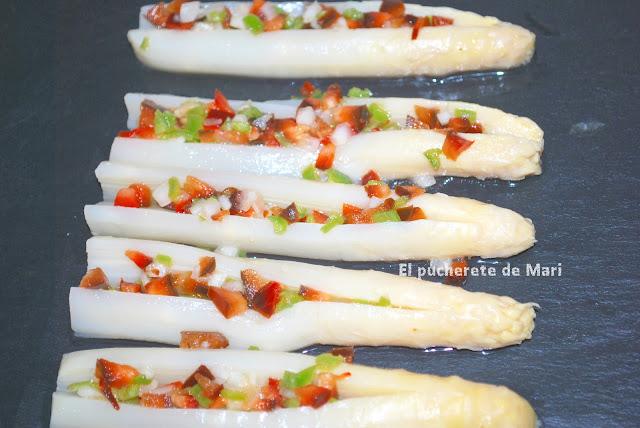 ESPARRAGOS EN VINGRETA