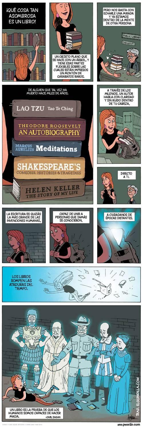 libros Los asombrosos libros   Sagan