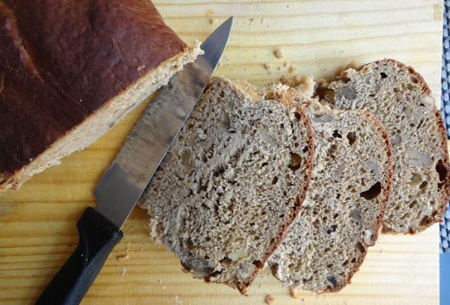 Pan de café y nueces
