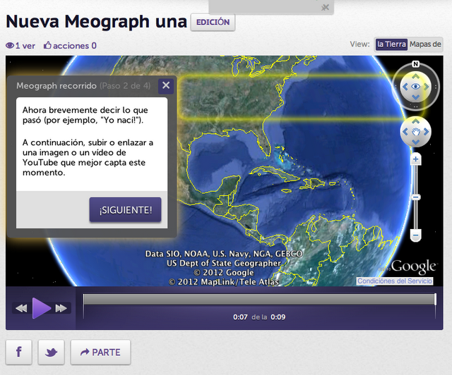 Meograph: para contar historias interactivas