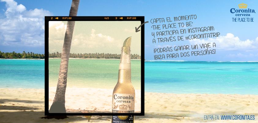 Coronita lanza un concurso en Instagram para asistir a la inauguración de su beach bar en Ibiza