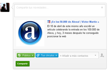 Víctor Martín- Google+ 6 Razones de Peso para Utilizar Google+