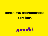 Publicidad literaria efectiva y Gandhi