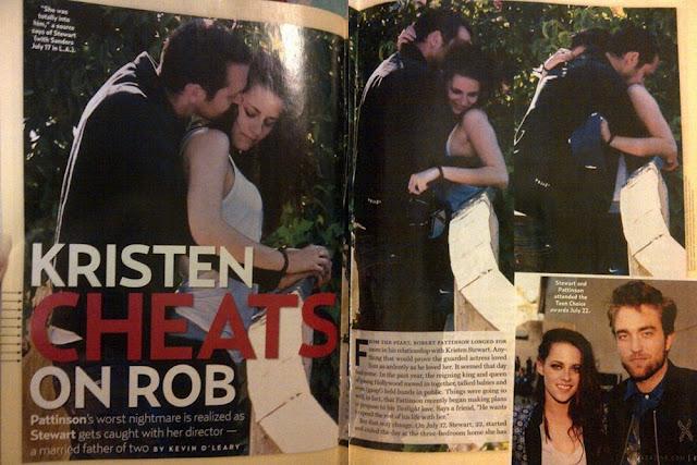 Kristen Stewart engaña a Robert Pattinson (y pide perdon)
