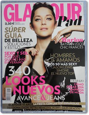 Revistas de Agosto y Glamour en casa