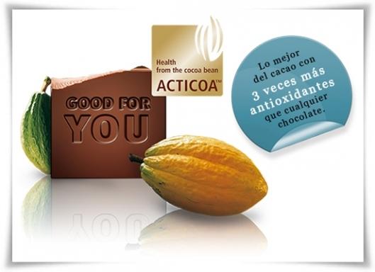 Chocolate Acticoa, lo mejor para tu salud.