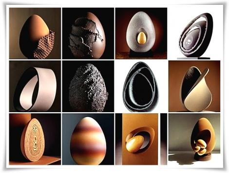 Huevos de chocolate de Enric Rovira