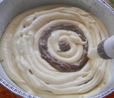 Torta leopardo -  Leopard print cake inside