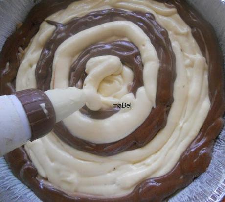 Torta leopardo -  Leopard print cake inside