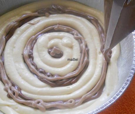 Torta leopardo -  Leopard print cake inside