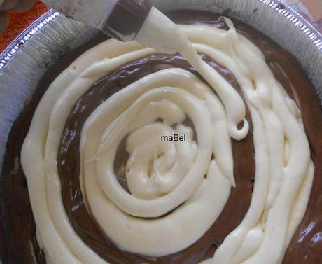 Torta leopardo -  Leopard print cake inside