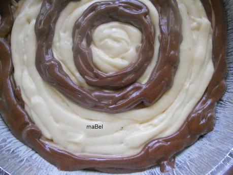 Torta leopardo -  Leopard print cake inside