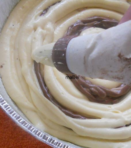 Torta leopardo -  Leopard print cake inside