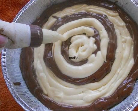 Torta leopardo -  Leopard print cake inside