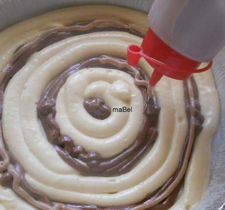 Torta leopardo -  Leopard print cake inside