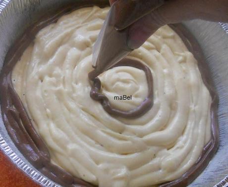 Torta leopardo -  Leopard print cake inside