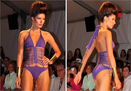 Swim trends for 2013 as seen at Mercedes - Benz Fashion Week, Miami. Dolores Cortés