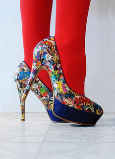 DIY MODA: ZAPATOS A LO COMIC