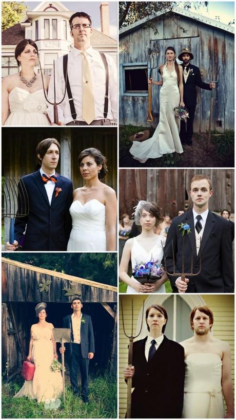 American Gothic Wedding