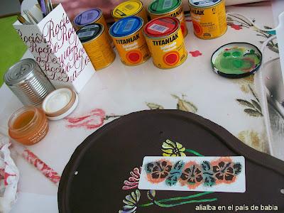 paso a paso : pintura sobre metal