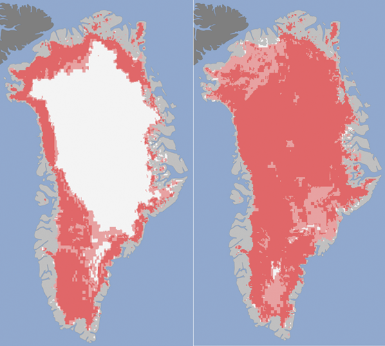 Groenlandia pierde hielo igual que en 1889