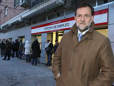 ¿ALGUIEN HA VISTO HOY A MARIANO RAJOY EN LA COLA DEL INEM?