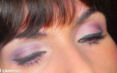 Morado suave con MUA