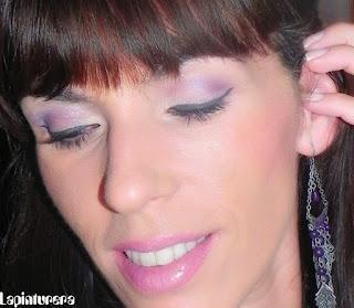 Morado suave con MUA