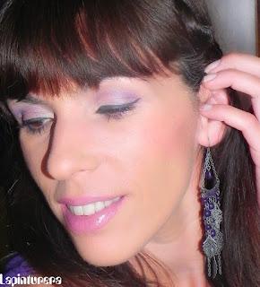 Morado suave con MUA