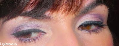 Morado suave con MUA