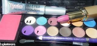 Morado suave con MUA