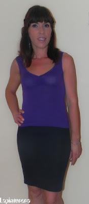 Morado suave con MUA