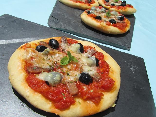 Focaccias a la putanesca