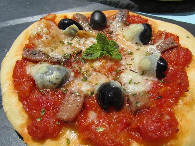 Focaccias a la putanesca