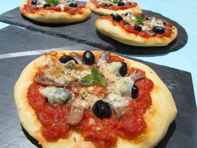 Focaccias a la putanesca