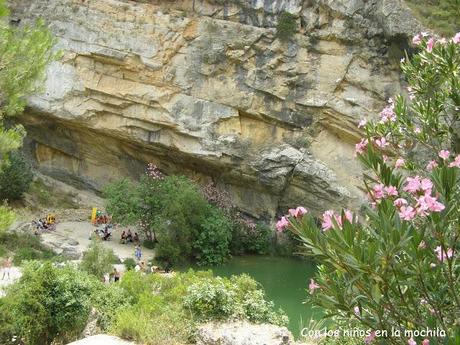 El Gorg del Salt en el Barranco de la Encantada (Planes, Alicante)