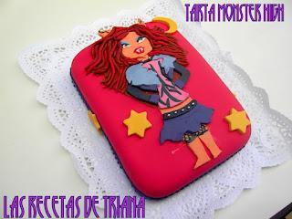 Tarta Monster High (Clawdeen Wolf) para Triana