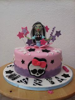 TARTA FRANKIE STEIN, de las MONSTER HIGH