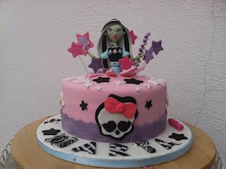 TARTA FRANKIE STEIN, de las MONSTER HIGH