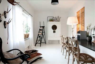 Blanco y Negro Rustico Sueco