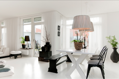 Blanco y Negro Rustico Sueco