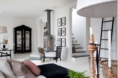 Blanco y Negro Rustico Sueco